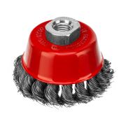 Щетка для УШМ, 75 мм, М14, «чашка», крученая проволока 0.35 мм Matrix