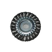 Щетка для УШМ 125 мм, посадка 22 мм, плоская крученая проволока WS