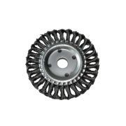 Щетка для УШМ 150 мм, посадка 22 мм, плоская крученая проволока WS